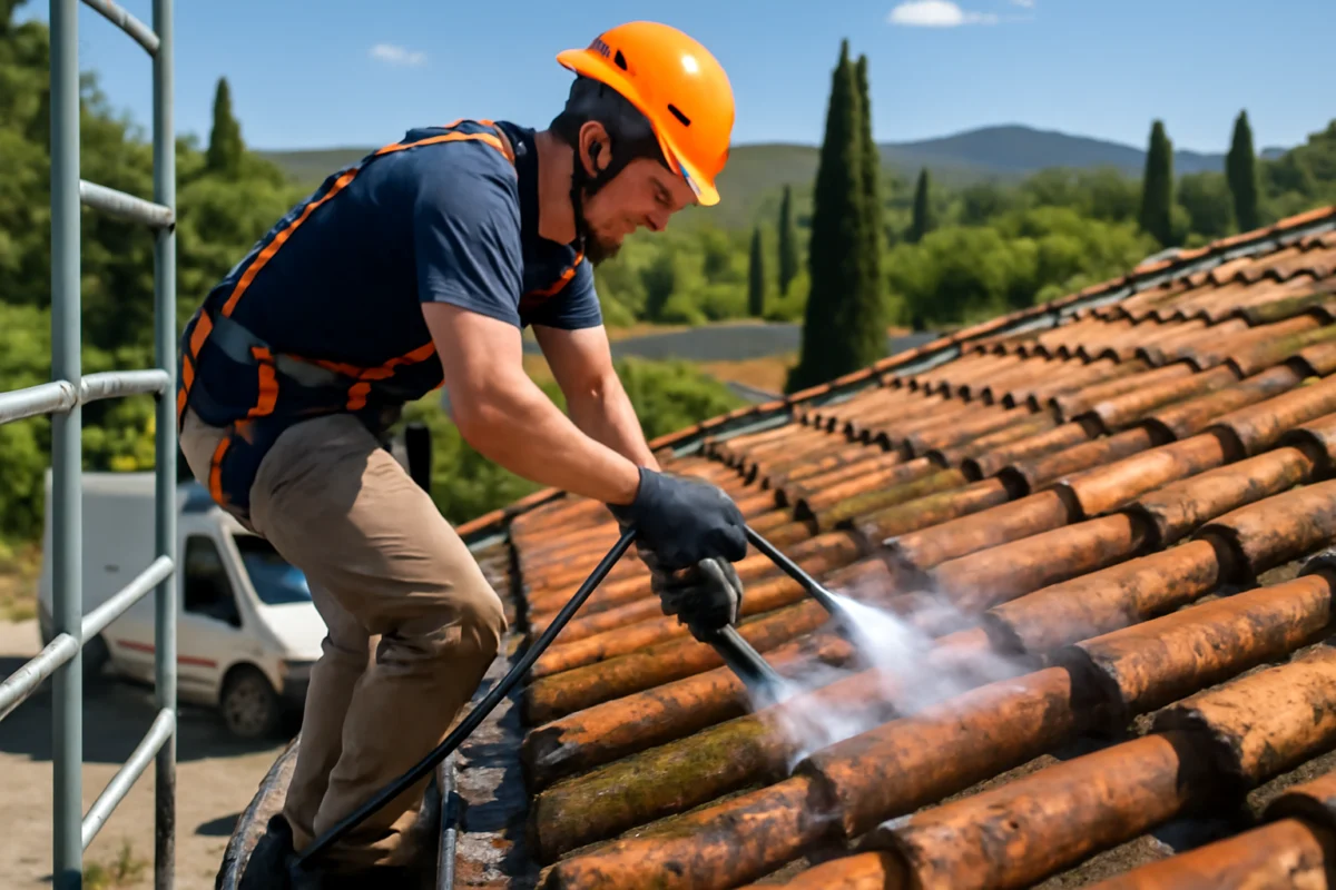 Le climat varois, avec ses étés brûlants et ses hivers doux, favorise le développement de la mousse sur les toitures, en particulier les tuiles terre cuite et…